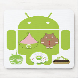 Mousepad Tapete do rato das versões do Android