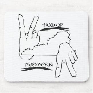 Mousepad tapete do rato de 2up 2dn