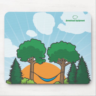 Mousepad Tapete do rato de acampamento do Hammock