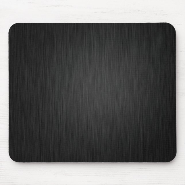 Mousepad Tapete do rato de aço preto (Frente)