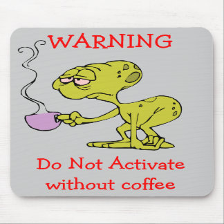 Mousepad Tapete do rato DE ADVERTÊNCIA