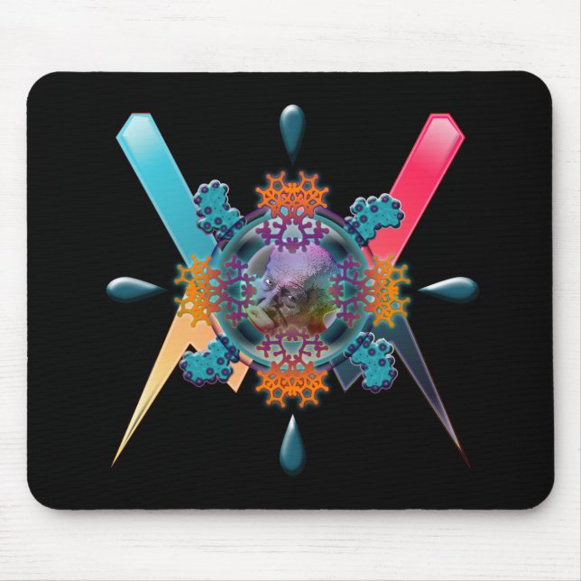 Mousepad Tapete do rato de Albert Hofman Comemorative (Frente)