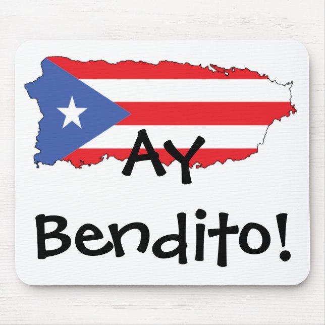 Mousepad Tapete do rato de Ay Bendito (Frente)