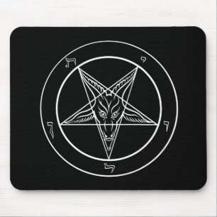 Mousepad Tapete do rato de Baphomet