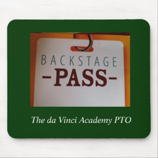 Mousepad Tapete do rato de bastidores da passagem