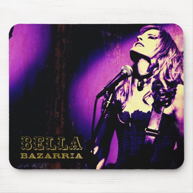 Mousepad Tapete do rato de Bella-VELUDO (Frente)