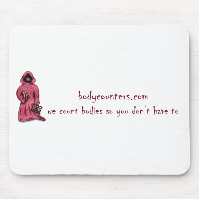 Mousepad Tapete do rato de Bodycounters (Frente)