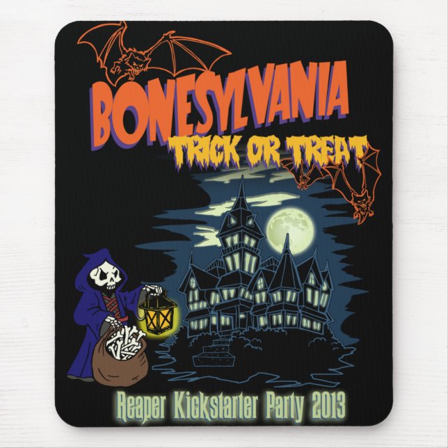 Mousepad Tapete do rato de Bonesylvania (Frente)