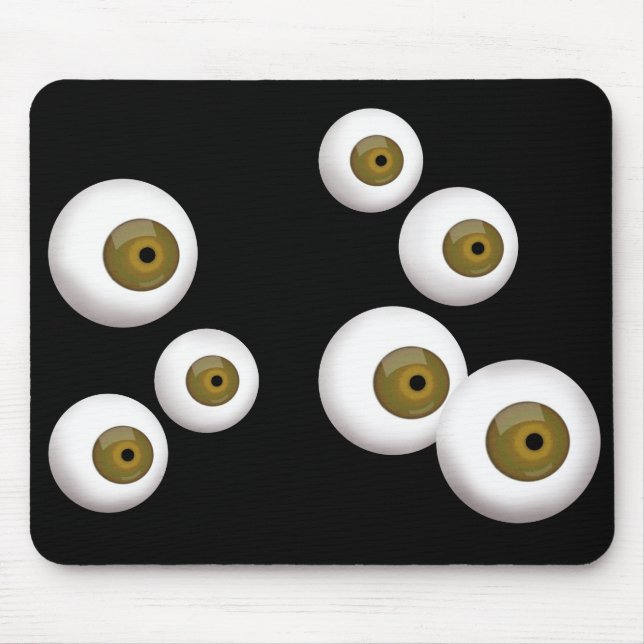 Mousepad Tapete do rato de borracha do globo ocular (Frente)