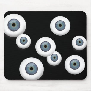 Mousepad Tapete do rato de borracha do globo ocular