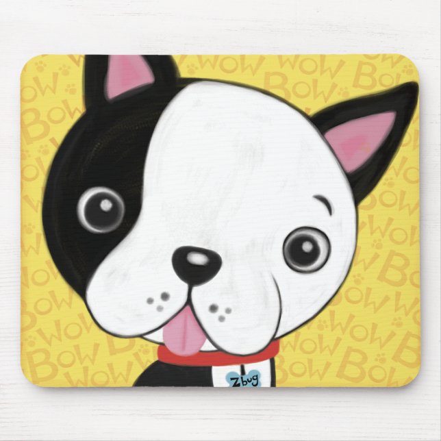 Mousepad Tapete do rato de Boston Terrier (Frente)