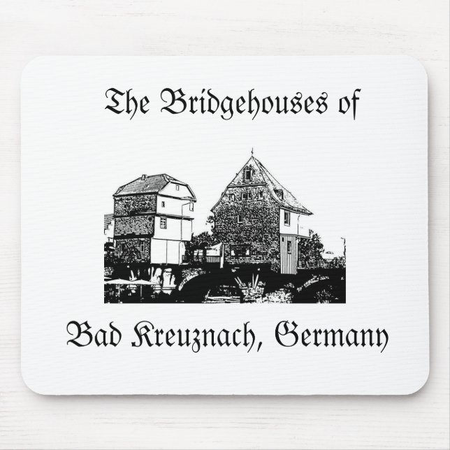 Mousepad Tapete do rato de Bridgehouses (Frente)