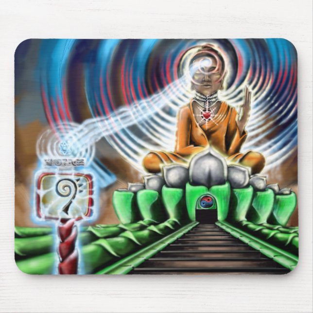 Mousepad Tapete do rato de Buddha (Frente)
