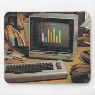 Mousepad Tapete do rato de computação do vintage