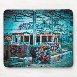 Mousepad Tapete do rato de construção abandonado dos