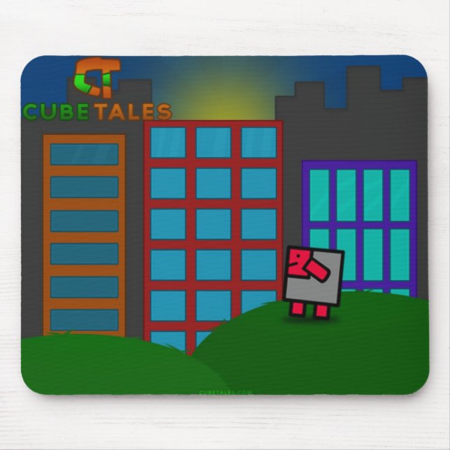 Mousepad Tapete do rato de CubeTales (Frente)