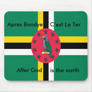 Mousepad Tapete do rato de Dominica