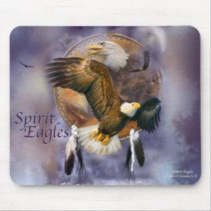 Mousepad Tapete do rato de Eagles do espírito