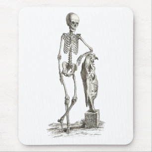 Mousepad Tapete do rato de esqueleto