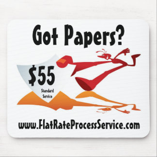 Mousepad tapete do rato de FlatRateProcessService.com