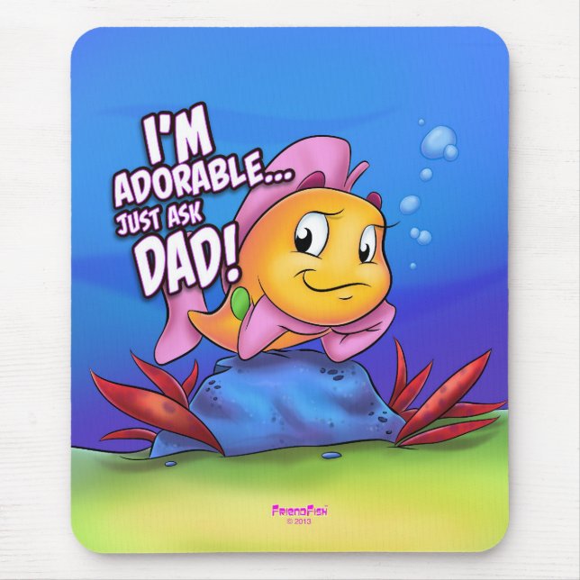 Mousepad Tapete do rato de FriendFish (Frente)