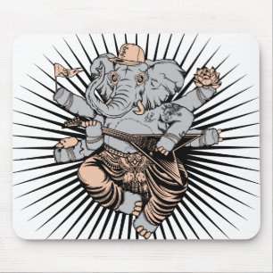 Mousepad Tapete do rato de Ganesh