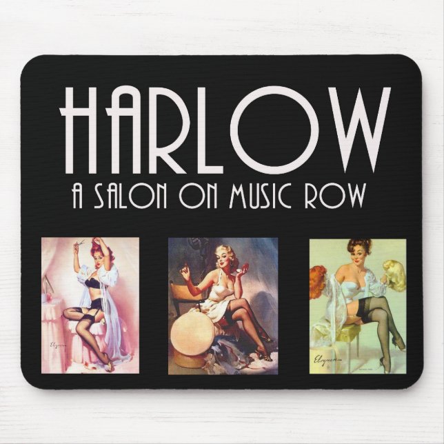 Mousepad Tapete do rato de Harlow (Frente)