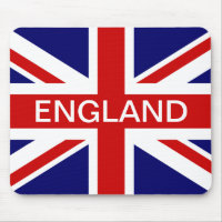 Tapete do rato de Inglaterra com a bandeira