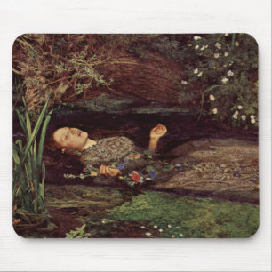 Mousepad Tapete do rato de John Everett Millais Ophelia