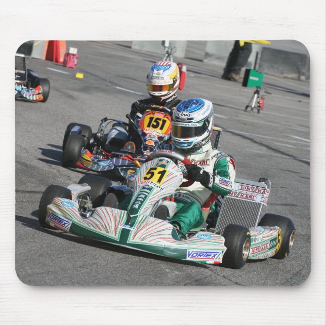 Mousepad Tapete do rato de Karting (Frente)