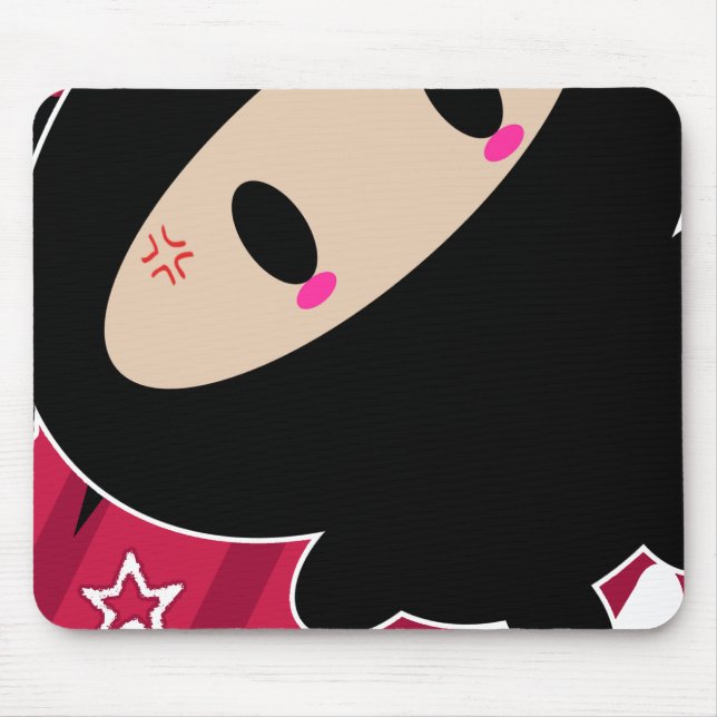 Mousepad Tapete do rato de Kawaii Ninja III (Frente)