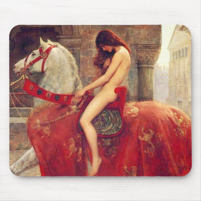Mousepad Tapete do rato de Lady Godiva (Frente)