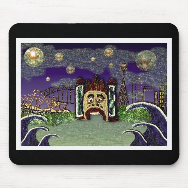 Mousepad Tapete do rato de Luna Park (Frente)