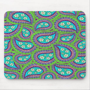 Mousepad Tapete do rato de Paisley da margarida