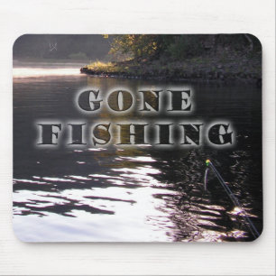 Mousepad Tapete do rato de pesca ido