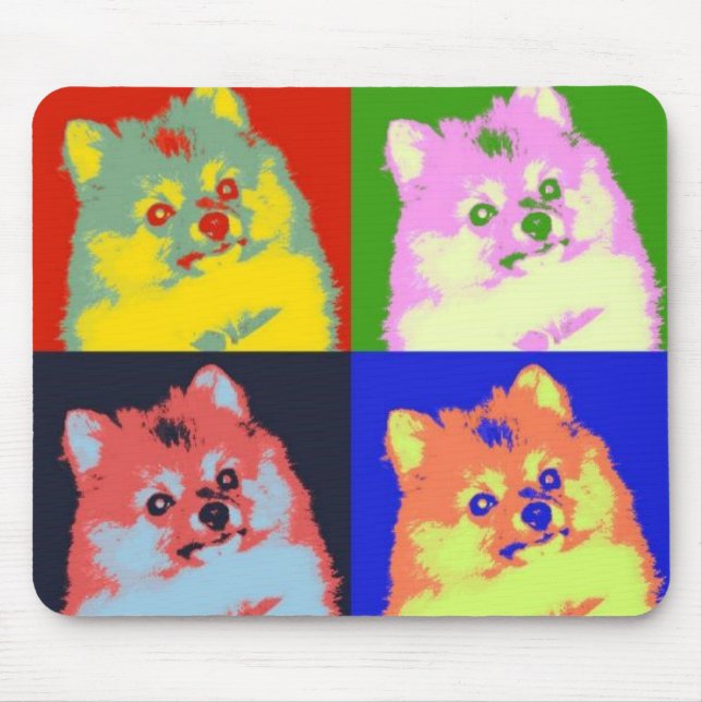 Mousepad Tapete do rato de Pomeranian (Frente)