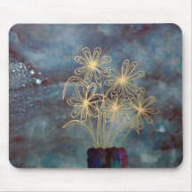 Tapete do rato de prata da noite