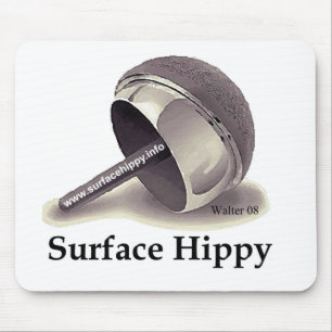 Mousepad Tapete do rato de superfície do hippy