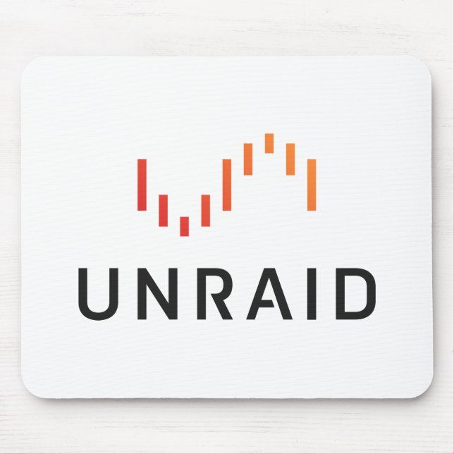 Mousepad Tapete do rato de Unraid (Frente)