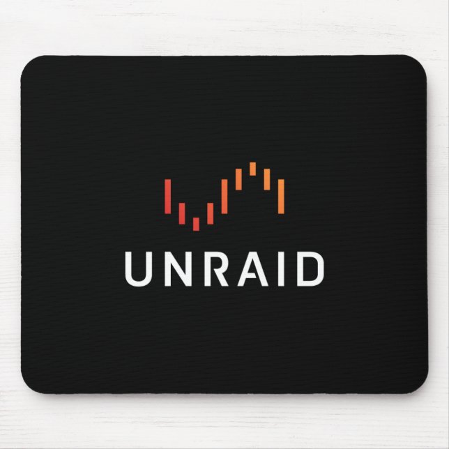 Mousepad Tapete do rato de Unraid - preto (Frente)