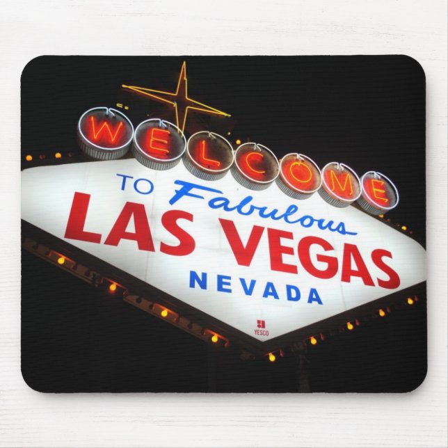 Mousepad Tapete do rato de Vegas (Frente)