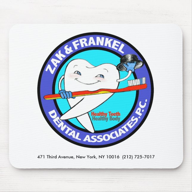 Mousepad Tapete do rato de Zak & de Frankel (Frente)