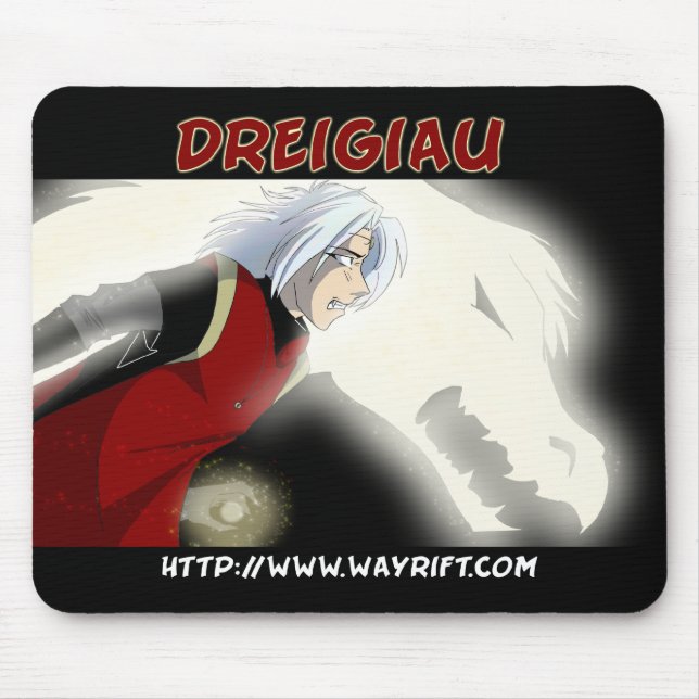Mousepad Tapete do rato de Zemi Dreigiau (Frente)
