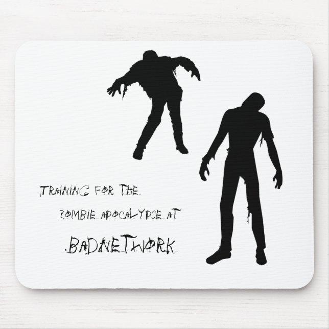 Mousepad Tapete do rato do apocalipse do zombi (Frente)