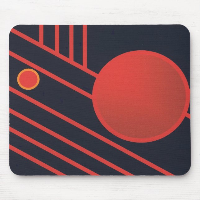 Mousepad Tapete do rato do art deco (Frente)