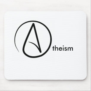 Mousepad Tapete do rato do ateu do símbolo do ateísmo