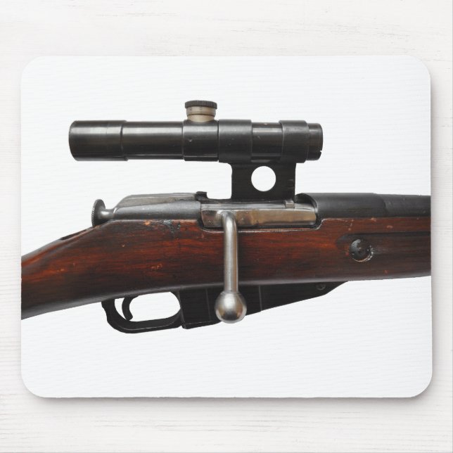 Mousepad Tapete do rato do atirador furtivo de Mosin Nagant (Frente)