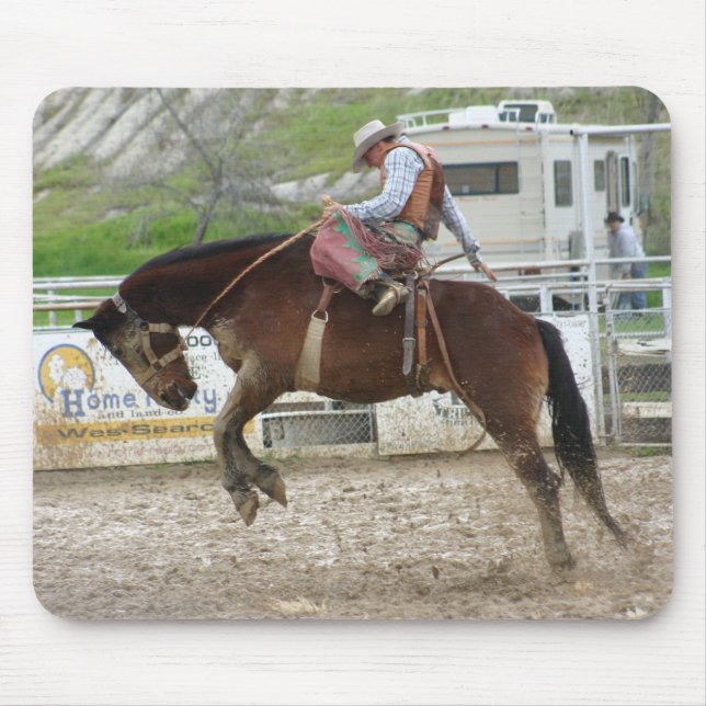 Mousepad Tapete do rato do Bronc de Buckin (Frente)