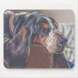 Mousepad tapete do rato do cão de basset