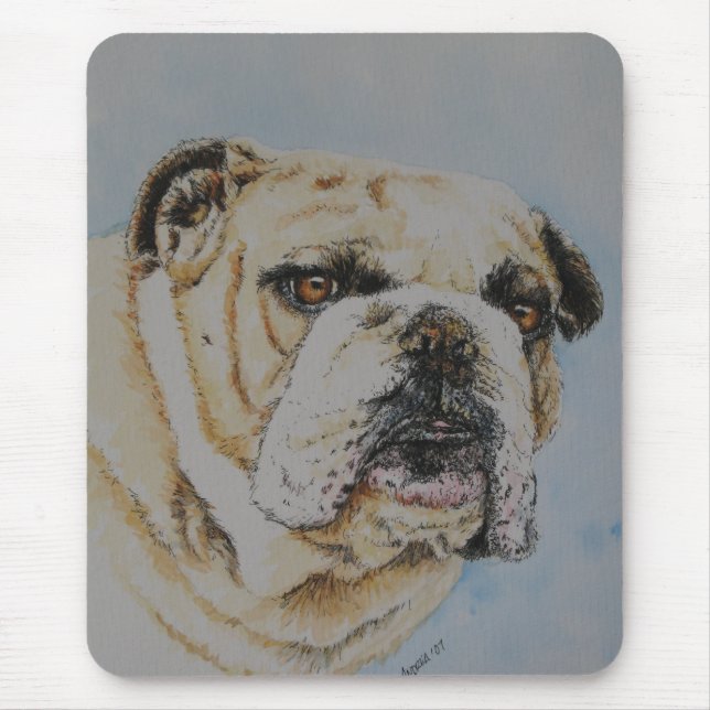 Mousepad Tapete do rato do cão de Bull (Frente)